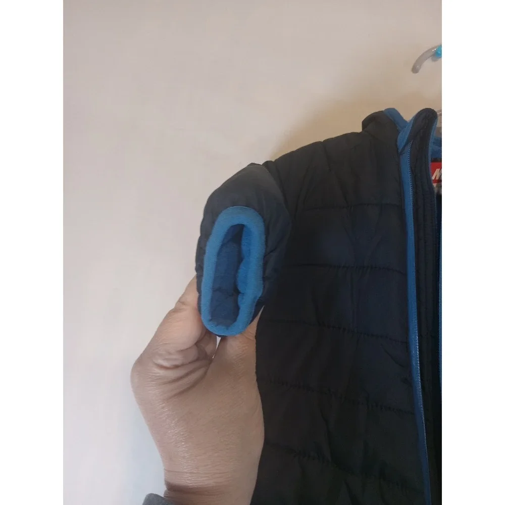 Nike Swoosh Infant Size 6-9‎ Months Navy Blue Quilted Puffer Snow Suit